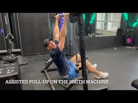Assisted Pull Up on the Smith machine