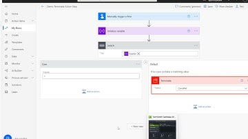 Power Automate - Terminate Action Step and Run History