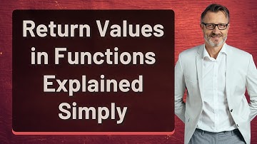 Return Values in Functions Explained Simply