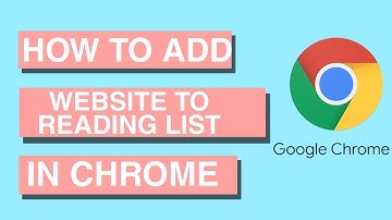 How to add or Remove Website to Reading List on Google Chrome.