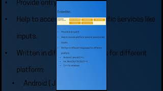 Part 1 - Flutter Architecture | Embedder | #shorts