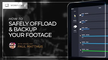 How to Safely Offload and Backup Your Footage | Best Practices & Workflows | Paul Matthijs