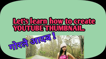 Learn how to create a YouTube thumbnail.
