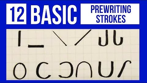 Basic strokes for beginners| English Handwriting Practice | improve english writing | nursery, lkg |