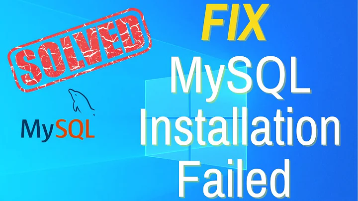 FIX MySQL Server Installation Failed Windows 10 (2021) | MySQL Failed to Install