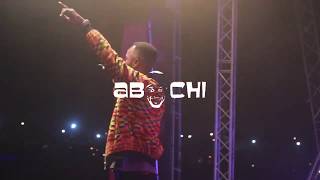 Abochi on stage at the 2019 Made In Taadi Concert by Kofi Kinaata.