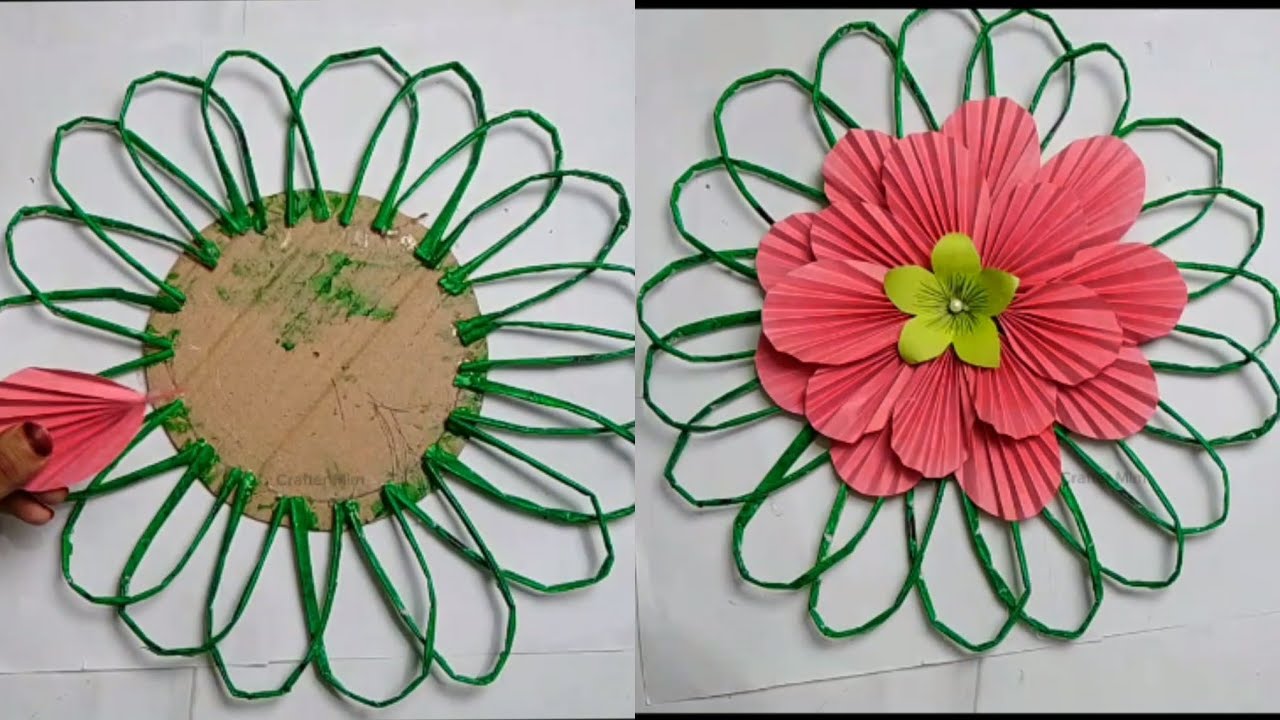 Newspaper Wall Hanging Craft Idea/room decoration ideas/diy decoration