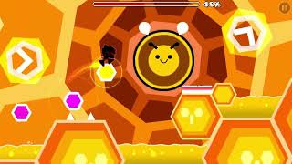 (Geometry dash) B 100% First Medium Demon!