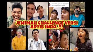 JEMIMAH CHALLENGE VERSI PARA ARTIS INDONESIA PASHA, FIKINAKI, IKI, BETRAN,GEMPI, ANDRE TAULANY...!