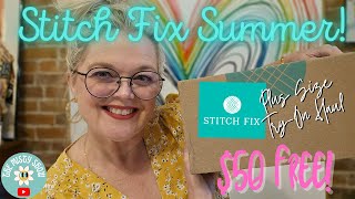 Summer Plus Size Fashion Try-On Haul From Stitch Fix | $50 Credit For Teachers!