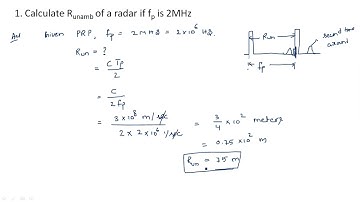 Radar Range equation | Problems | Part-1/2 | Radar Systems | Lec-16