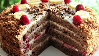 ВКУСНЕЙШИЙ ДОМАШНИЙ ТОРТ! Простейший рецепт! ВКУСНЕЙШИЙ ДОМАШНИЙ ТОРТ! Простейший рецепт!