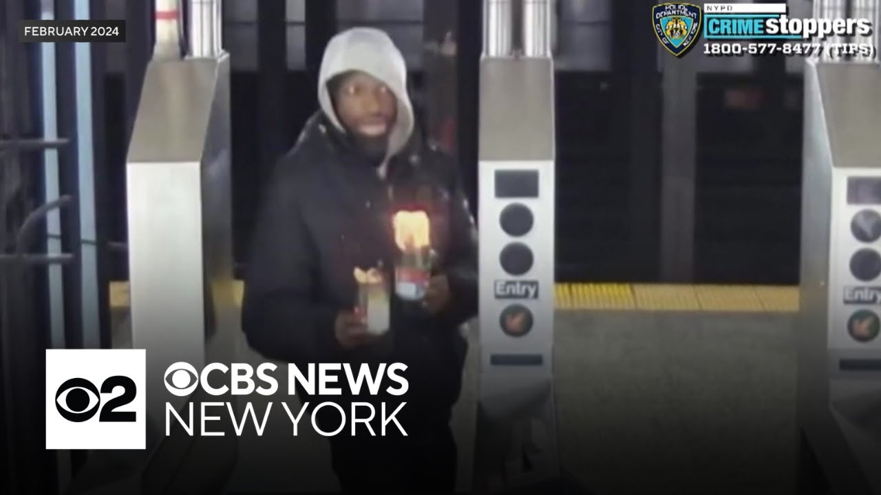 Suspect in custody after man set on fire at subway station - YouTube