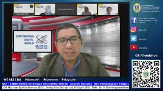 UUM WEBINAR 2U2I Programme : " STRUCTURED INTENSIVE GROOMING SERIES "