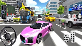 Multiple Car Parking On Road Wait For Signal - 3D Driving Class Games - Android Gameplay screenshot 4