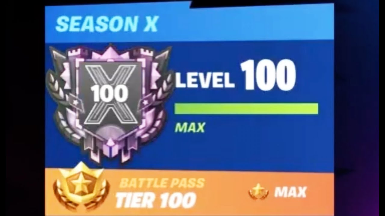 Reaching Level 100 In Season X Rewards On Banner Shield And Cape