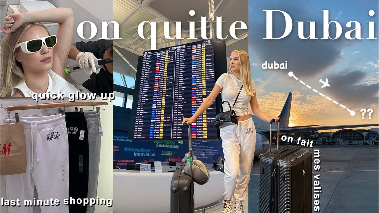 GET READY WITH ME TO TRAVEL | shopping, glow-up, on fait ma valise