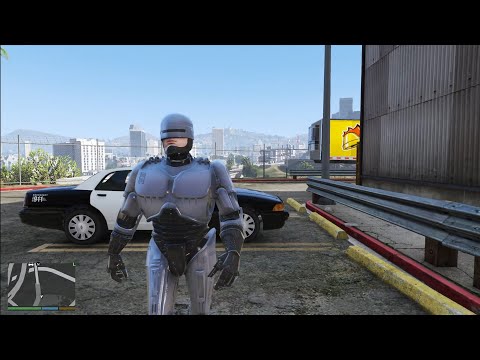 GTA 5 - Robocop Rampage + Six Star Escape