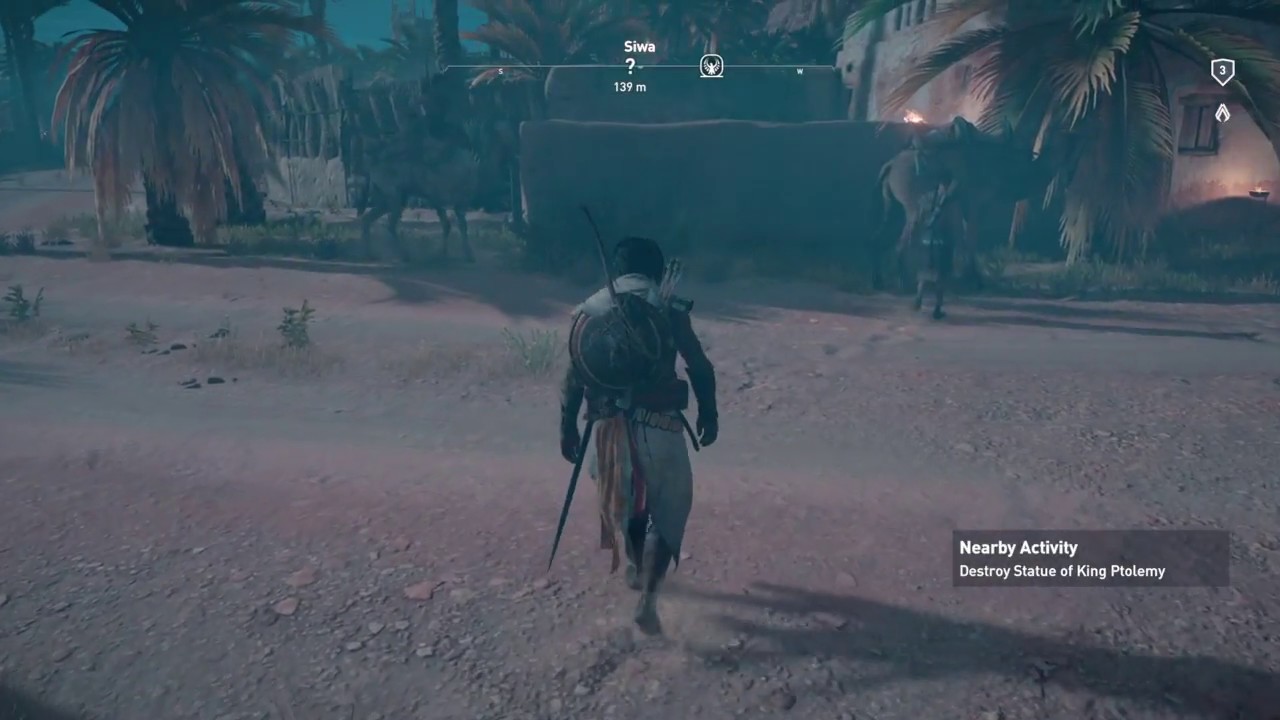 Assassin's Creed Origins Walkthrough Destroy Ptolemy Statue (Siwa