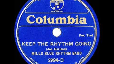 1934 Mills Blue Rhythm Band - Keep The Rhythm Going