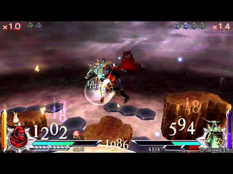 Dissidia 012 Gilgamesh vs Exdeath