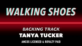 Video thumbnail of "Walking Shoes Backing Track MIDI Instrumental Karaoke - Tanya Tucker"