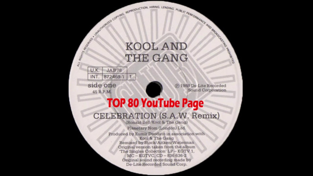 Kool & The Gang - Celebration (A S.A.W. 12