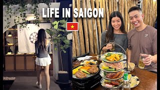 night out in district 3 ho chi minh city vlog 🇻🇳 (living in vietnam | sake | vietnamese grilled bbq)