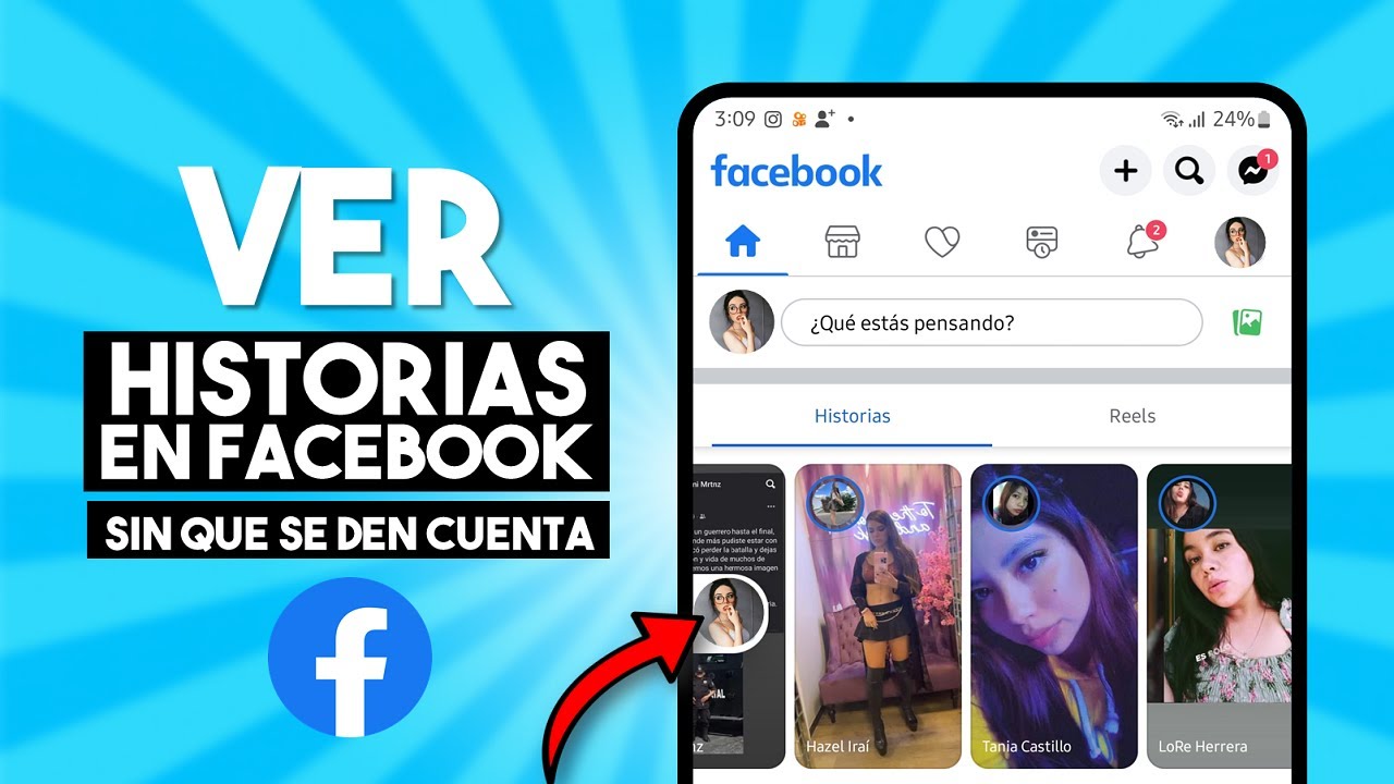 Como VER HISTORIAS de FACEBOOK sin que se den cuenta - YouTube