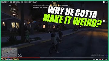 Taco Reacts to Pluto Getting G Checked by GSF Dex | NoPixel RP | GTA | CG
