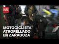 Motociclista derrapa y es atropellado en la calzada Ignacio Zaragoza - Las Noticias