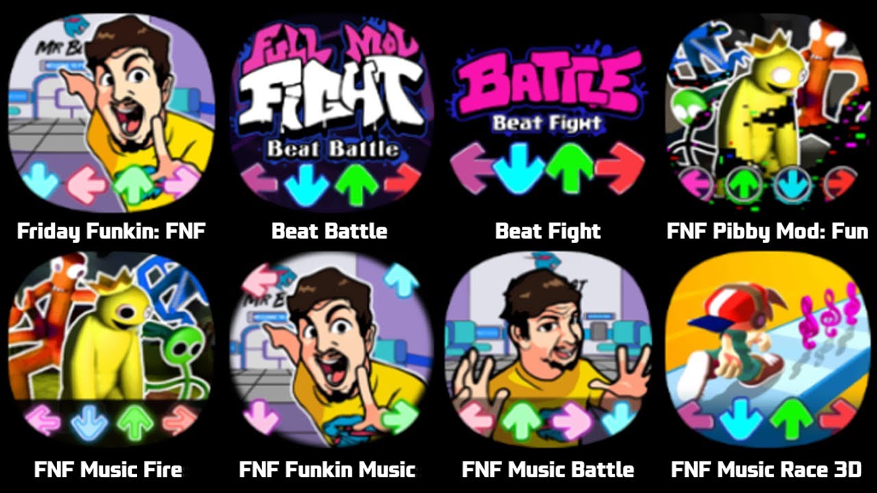 FNF Door, FNF Amanda The Adventurer, Beat Battle, FNF Pibby Mod, FNF