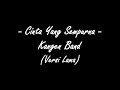 ( Lirik Lagu ) Cinta Yang Sempurna - Kangen Band