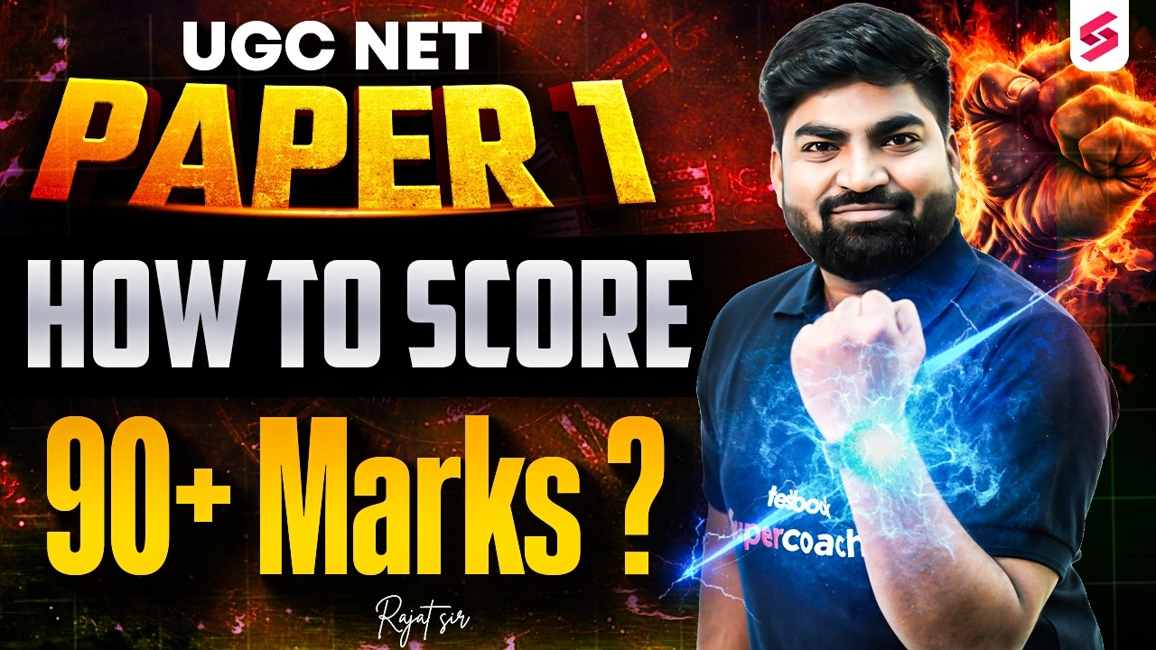 UGC NET Paper 1 | How to Score 90+ Marks in UGC NET Paper 1? | UGC NET ...
