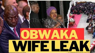 Ruto REACTS as  Obwaka WIFE Names Kalenjin SPYMAN dispatched Threaten late Husband before Death