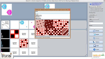Weave assignment in fabric editor