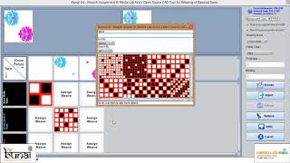 Weave assignment in fabric editor