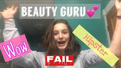 15 year old girl fails at being a beauty guru// el...