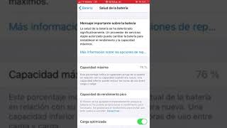 Cómo verificar la Batería de tu iPhone/Celular