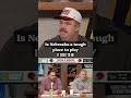 Nebraska is a tough place to play, even though they never beat anybody good @HighNoonSunSips