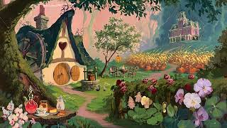 enchanted autumn cottage morning ✨ disney fairytale ambience | disney oldies playing in another room screenshot 3