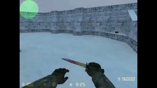 CS:GO SKINS-M9 Bayonet Fade for Counter Strike 1.6