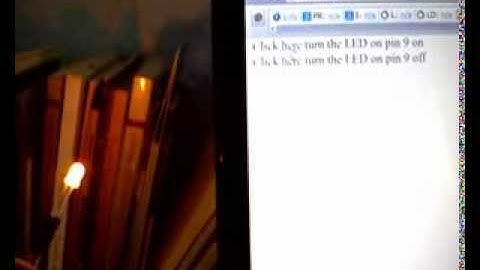 Arduino Uno + Wifi Shield = WebClient LED Switch Test(by rafi)