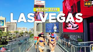 Las Vegas, NV - The Las Vegas Strip 4K Walking Tour