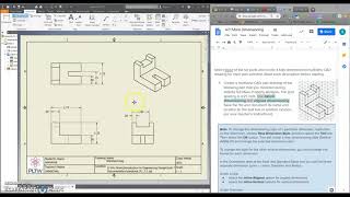 Datum Dimensioning/Aligned Text