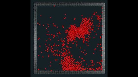SPH fluid simulation - weird bug in my high viscosity solver