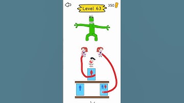 Draw to Pee  - level 63 - Gameplay Walkthrough Video #short #shorts #game #games