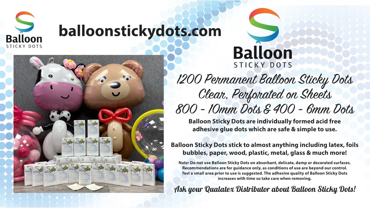 Enhance Your Balloon Decor with Balloon Sticky Dots! 