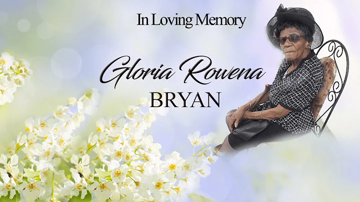 Celebrating the Life of Gloria Rowena Bryan