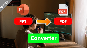 PowerPoint Presentation (PPT) to PDF converter | Bangla Tutorial